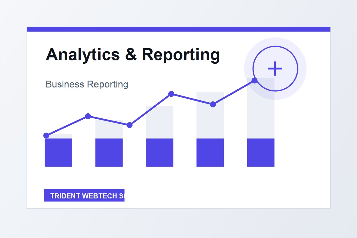 Analytics & Reporting professional service visual for international market positioning