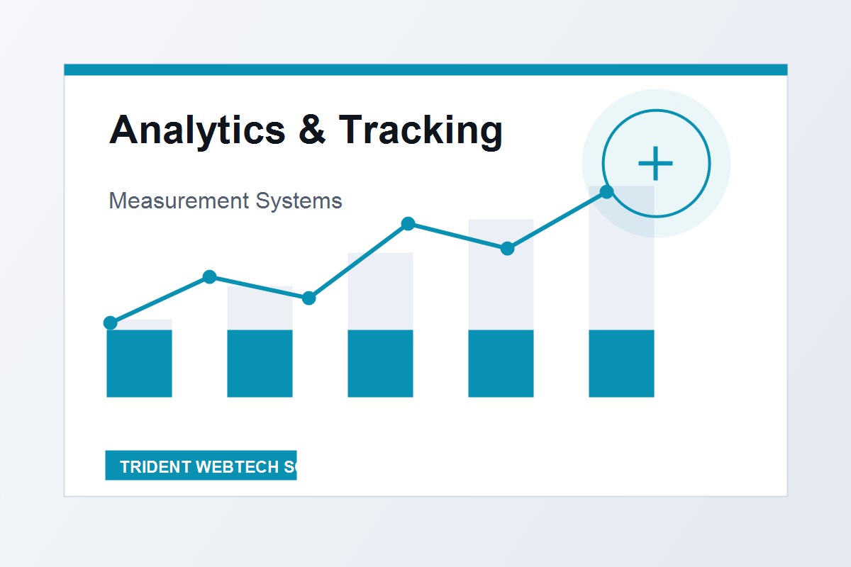 Analytics & Tracking professional service visual for international market positioning