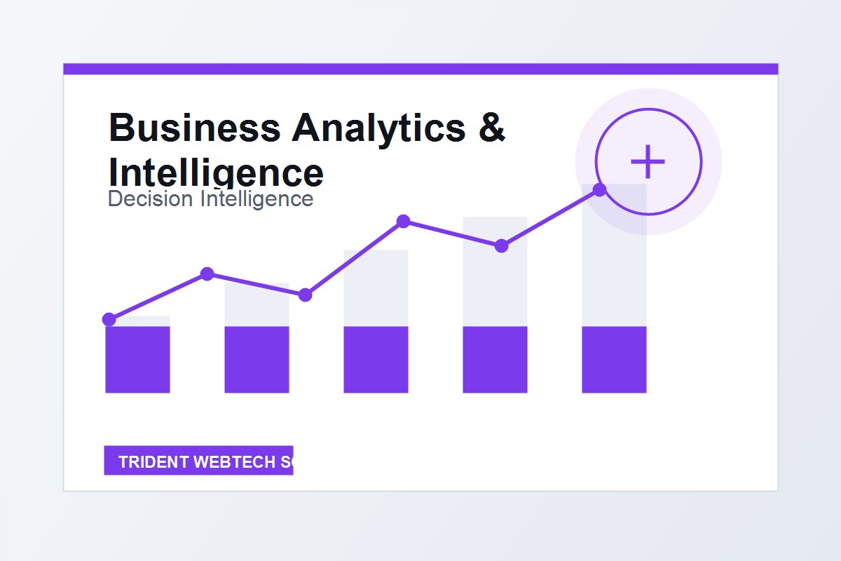 Business Analytics & Intelligence professional service visual for international market positioning