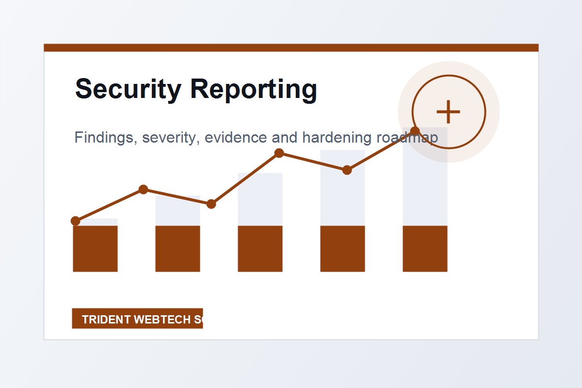 Cybersecurity & Data Protection reporting and review visual
