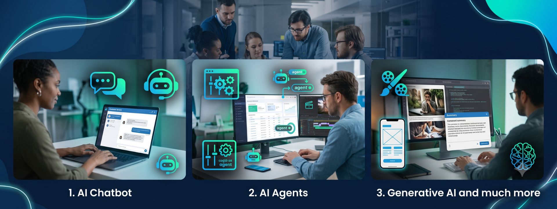 AI automation solutions service banner