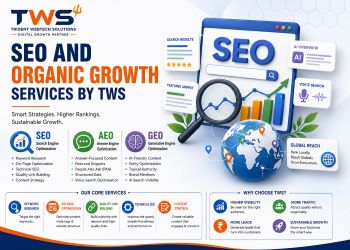SEO and Organic Growth Services by TWS featuring SEO, AEO and GEO optimization