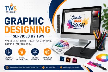 Graphic designing services by TWS featuring creative design, visual branding, and professional design tools