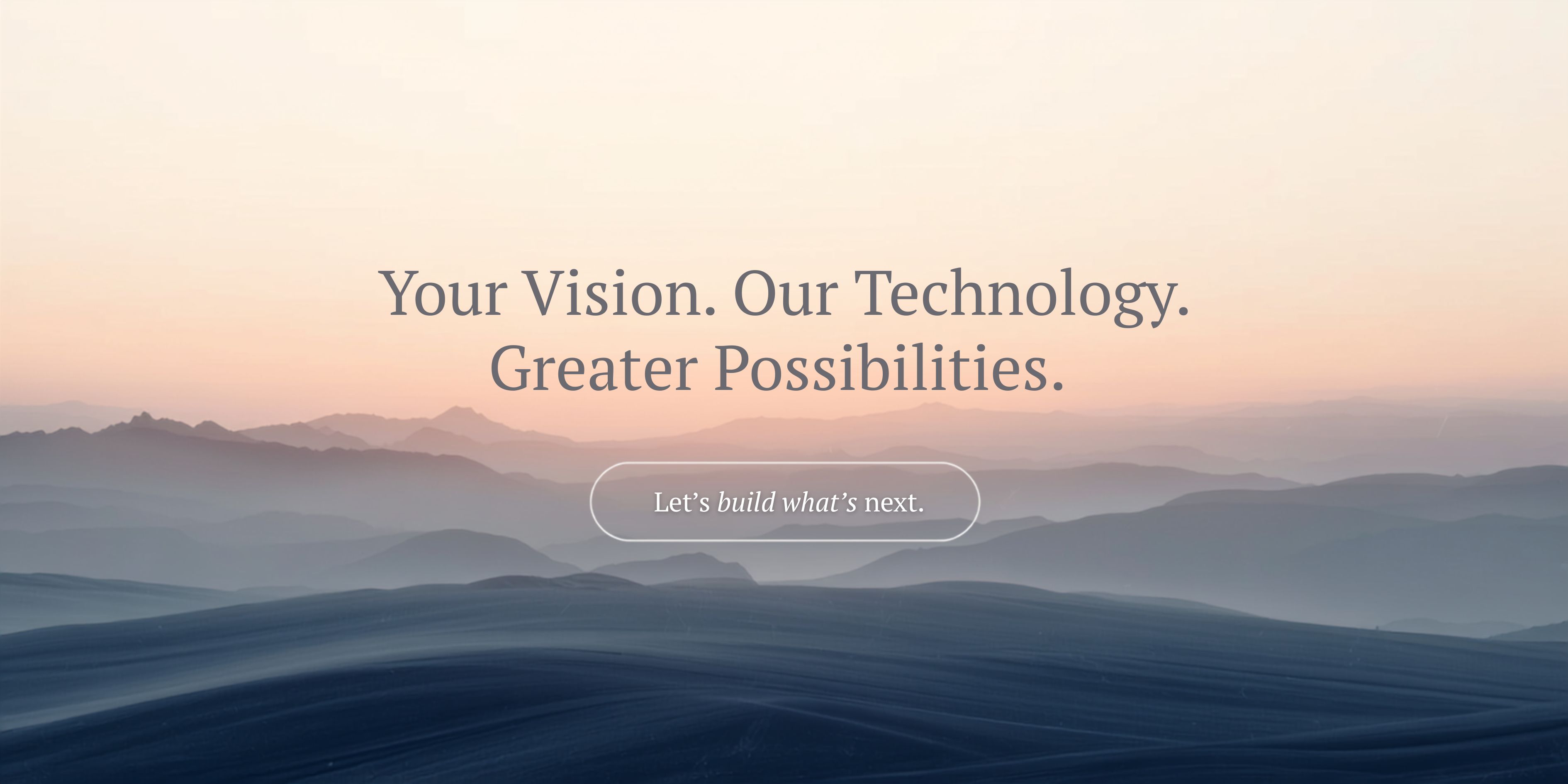 your vision banner